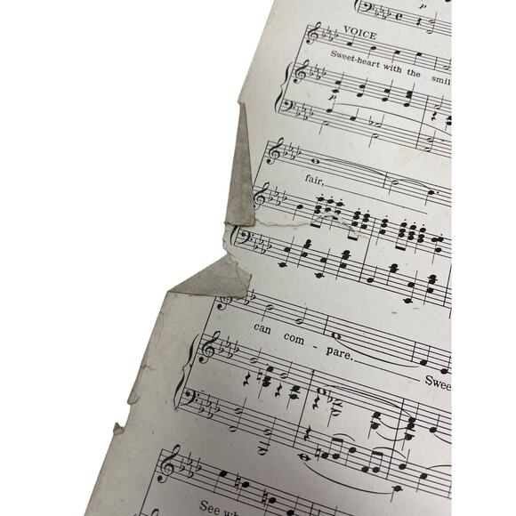 1917 Antique For You A Rose Song Sheet Music Will D Cobb Gus Edwards - Picture 5 of 7